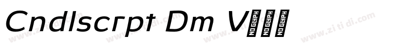 Candlescript Demo Ve字体转换